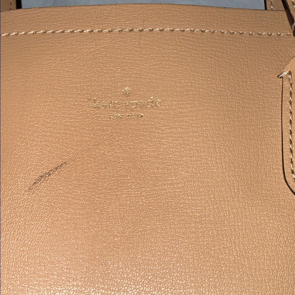 Kate Spade Tan Leather Tote - Picture 3 of 14
